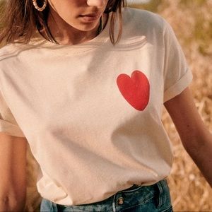 HEART T-SHIRT - SÉZANE X BOBO CHOSES